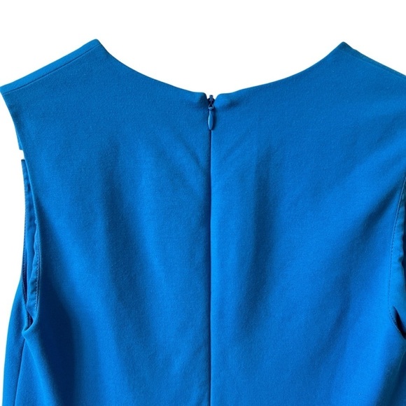 DVF DIANE VON FURSTENBERG KHADIJAH LAPIS DRESS SZ 2 OFFICE MODERN CHIC CLASSIC - Picture 6 of 11